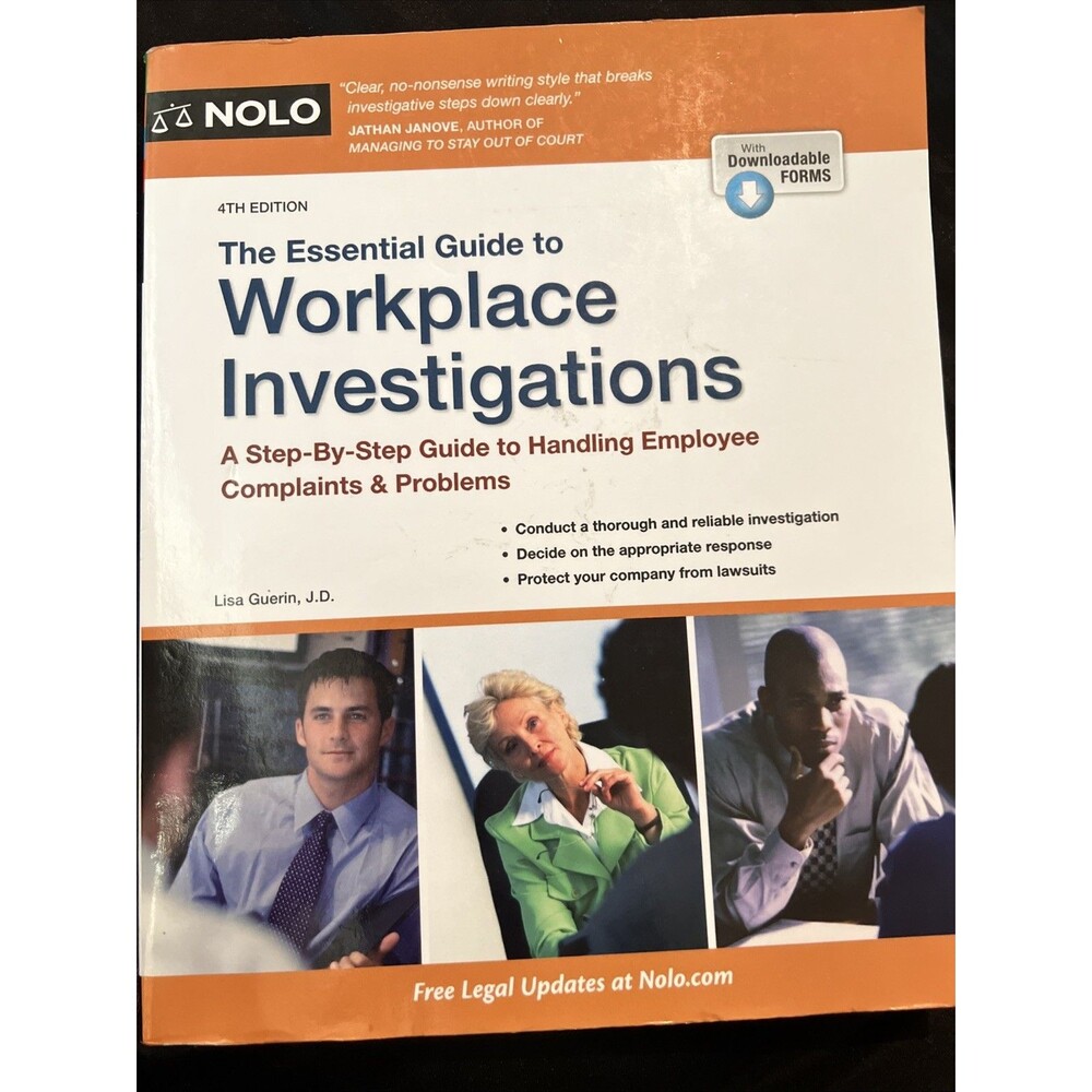 Workplace Investigations Essential Guide Milo & Diedenhofen HR Legal Compliance